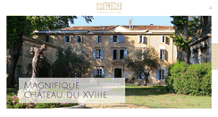 Desktop Screenshot of chateau-rieutort.fr