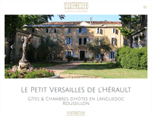 Tablet Screenshot of chateau-rieutort.fr